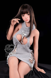 161cm F cup Japanese sex doll melancholy beautiful girl TPE SE doll Isabella